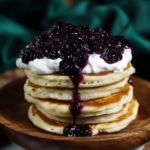 Fluffy Pancakes with Berry Topping