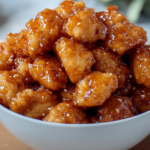 Crispy Honey Garlic Chicken Bites