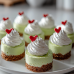 Mini No-Bake Matcha Cheesecakes