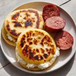 Arepas with Cheese and Sausage