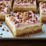 Strawberry Sour Cream Cookie Bars
