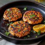 Harissa Orange Salmon Patties