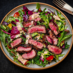 Steak Salad with Creamy Dressing