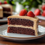 Chocolate Layer Cake with Caramel Buttercream