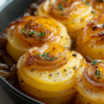 Caramelized Onion and Roasted Potato Skillet