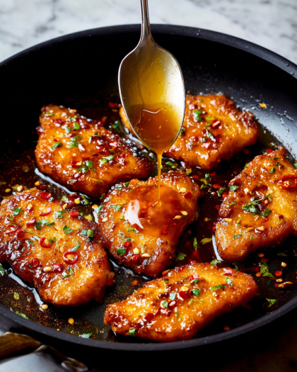Honey Garlic Glazed Chicken