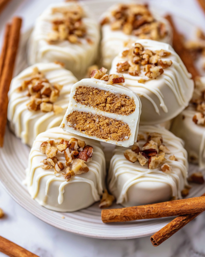 White Chocolate Pumpkin Spice Bites