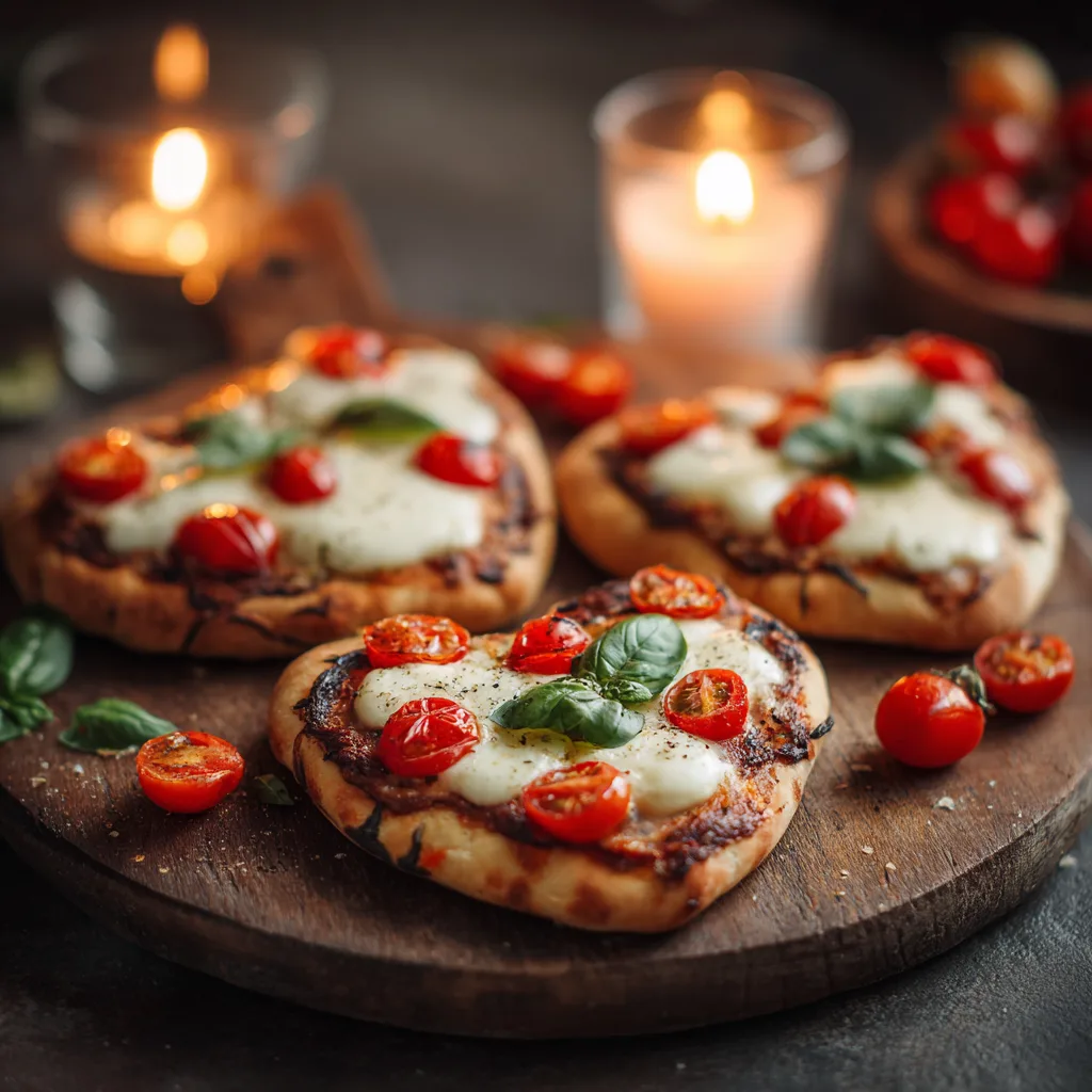 Heart-Shaped Mini Pizzas: Playful Savory Romance Recipe