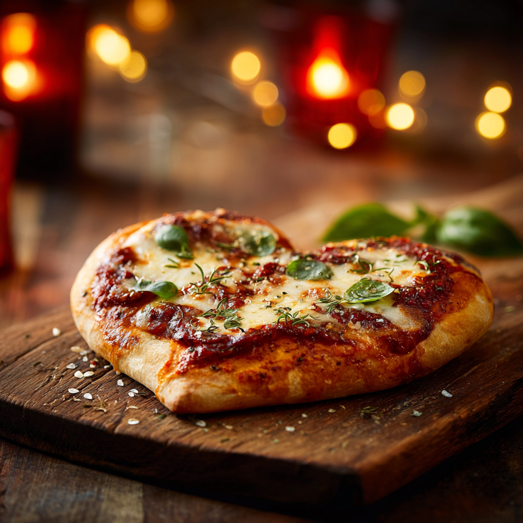 Heart-Shaped Pizza Recipe