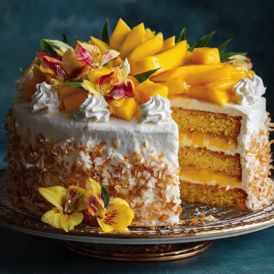 Mango Tres Leches Cake: Golden Tropical Indulgence Recipe - Recipe Image