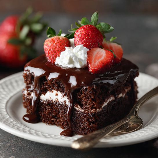 Chocolate Tres Leches Cake: Deep Cocoa Decadence Recipe - Recipe Image