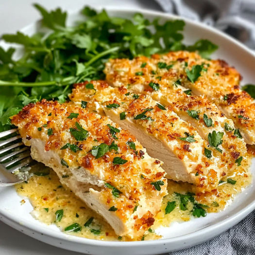 Creamy Baked Caesar Chicken