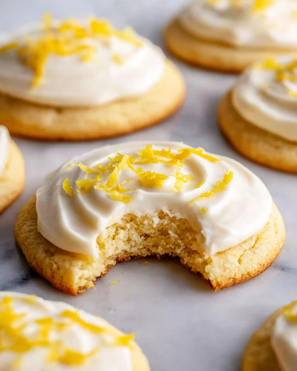 Frosted Lemon Sugar Cookies