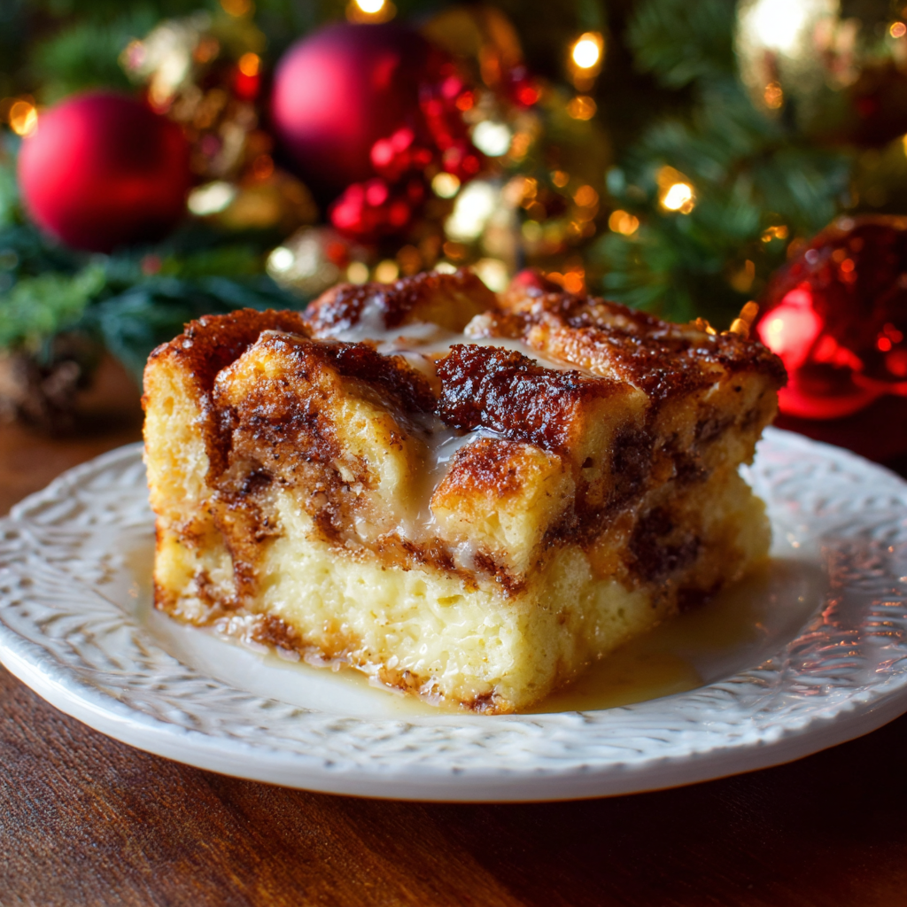 Pour the bread mixture into the prepared baking dish, spreading it evenly Recipe - Recipe Image