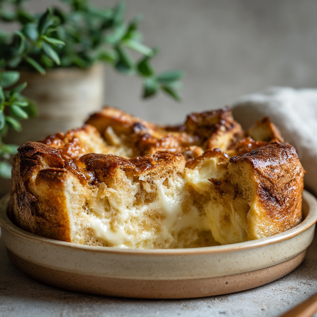 Bread Pudding with Cheesecake: An Amazing Ultimate Recipe - Recipe Image