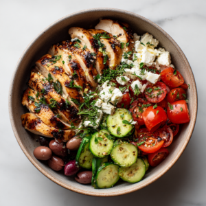 Greek Chicken Bowls Recipe
