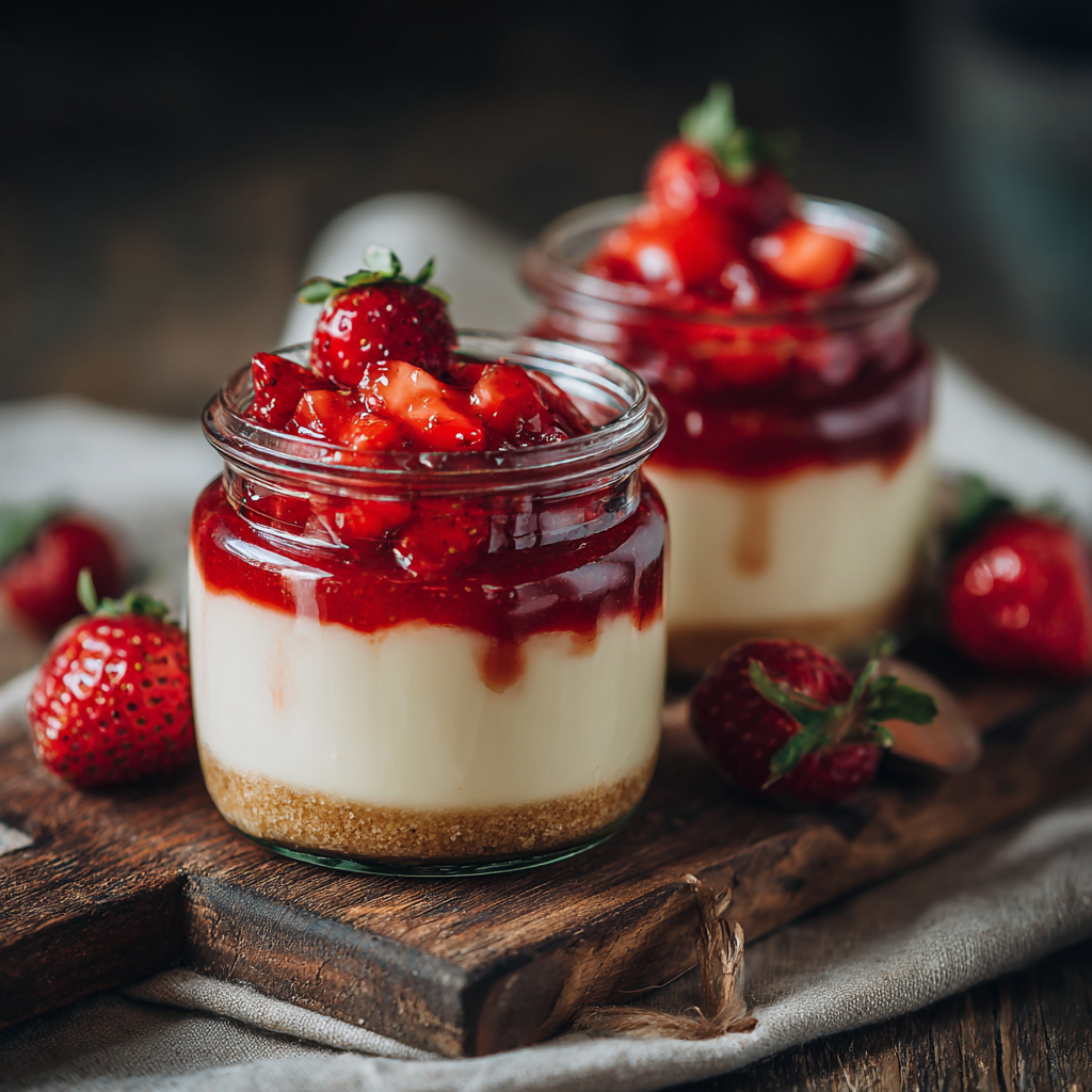 Strawberry Cheesecake Jars: An Amazing Ultimate Recipe