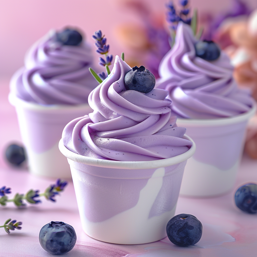 Blueberry Lavender Yogurt Cups: Deep Purple Calm Recipe