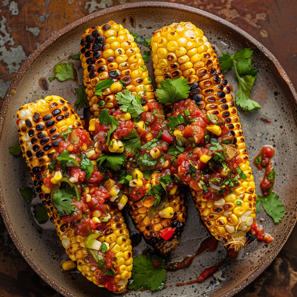 Grilled Corn and Chipotle Salsa Recipe