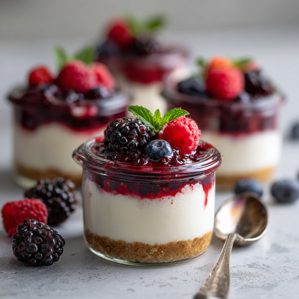 Berry Cheesecake Cups Recipe