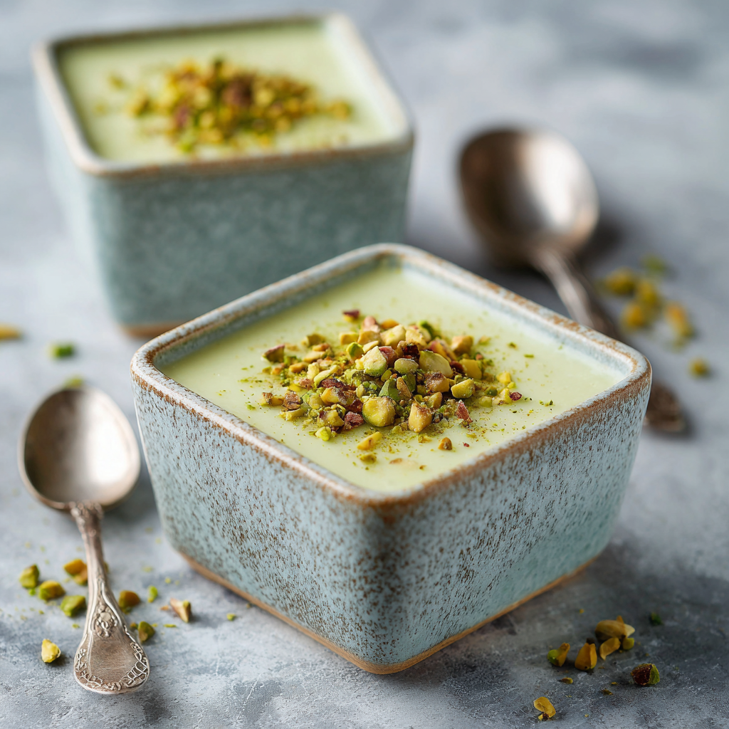 Pistachio Milk Pudding Recipe