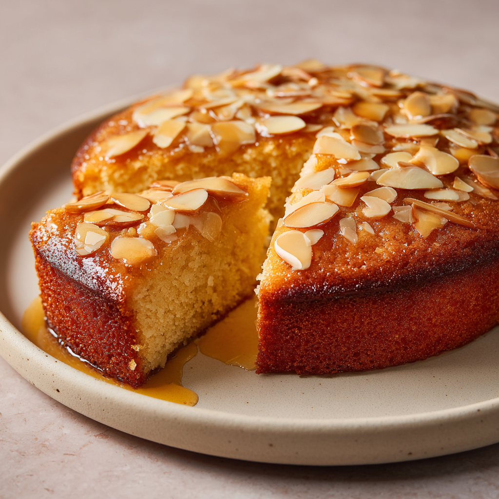 Honey Almond Cake Recipe