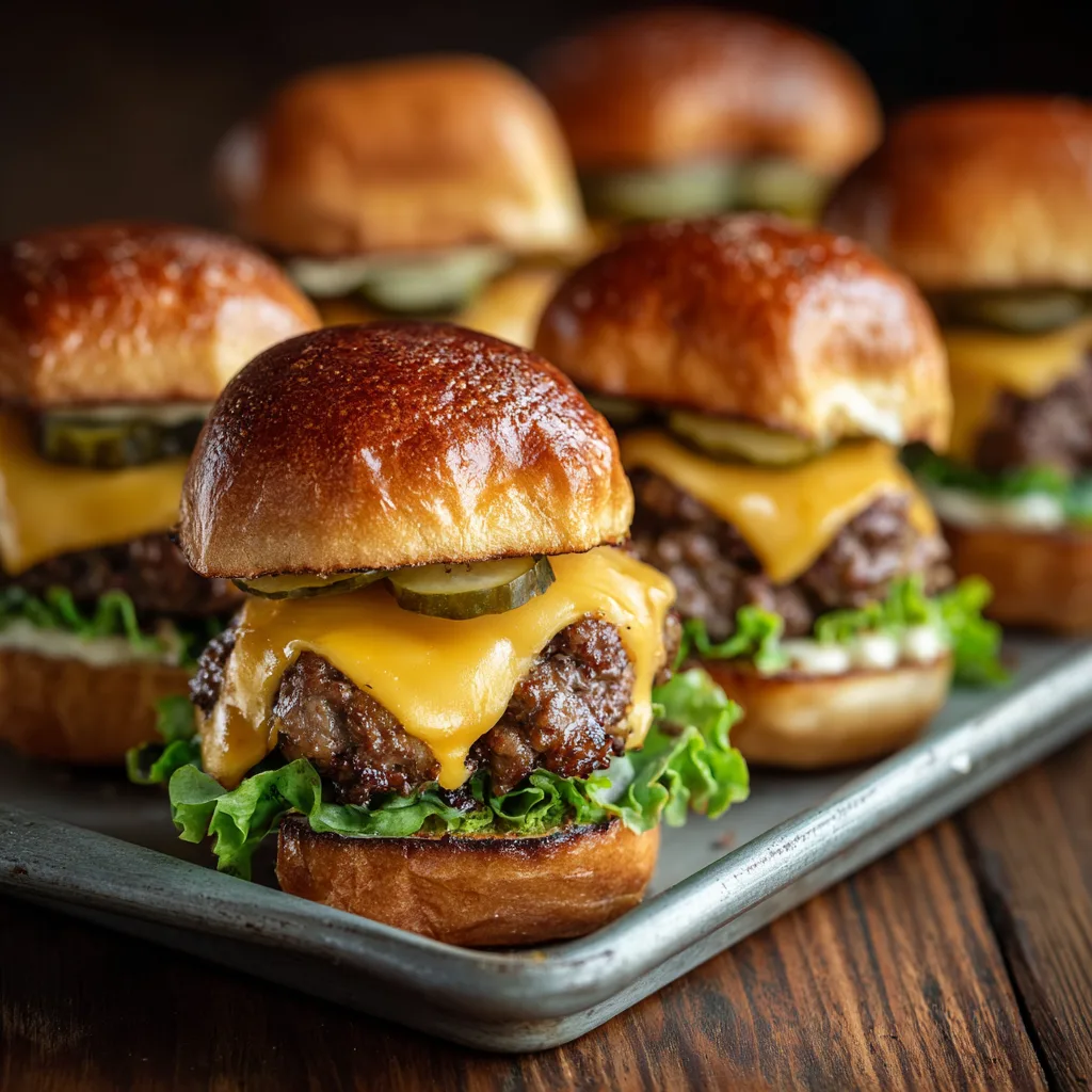 Smash Burger Sliders Recipe