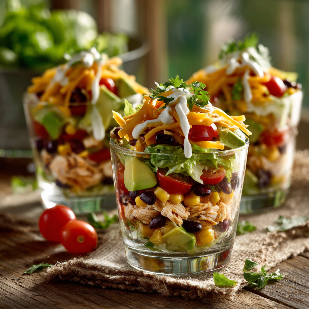Loaded Taco Salad Cups Recipe