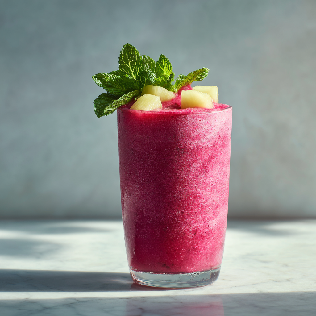 Hibiscus Tea Pineapple Smoothie Recipe