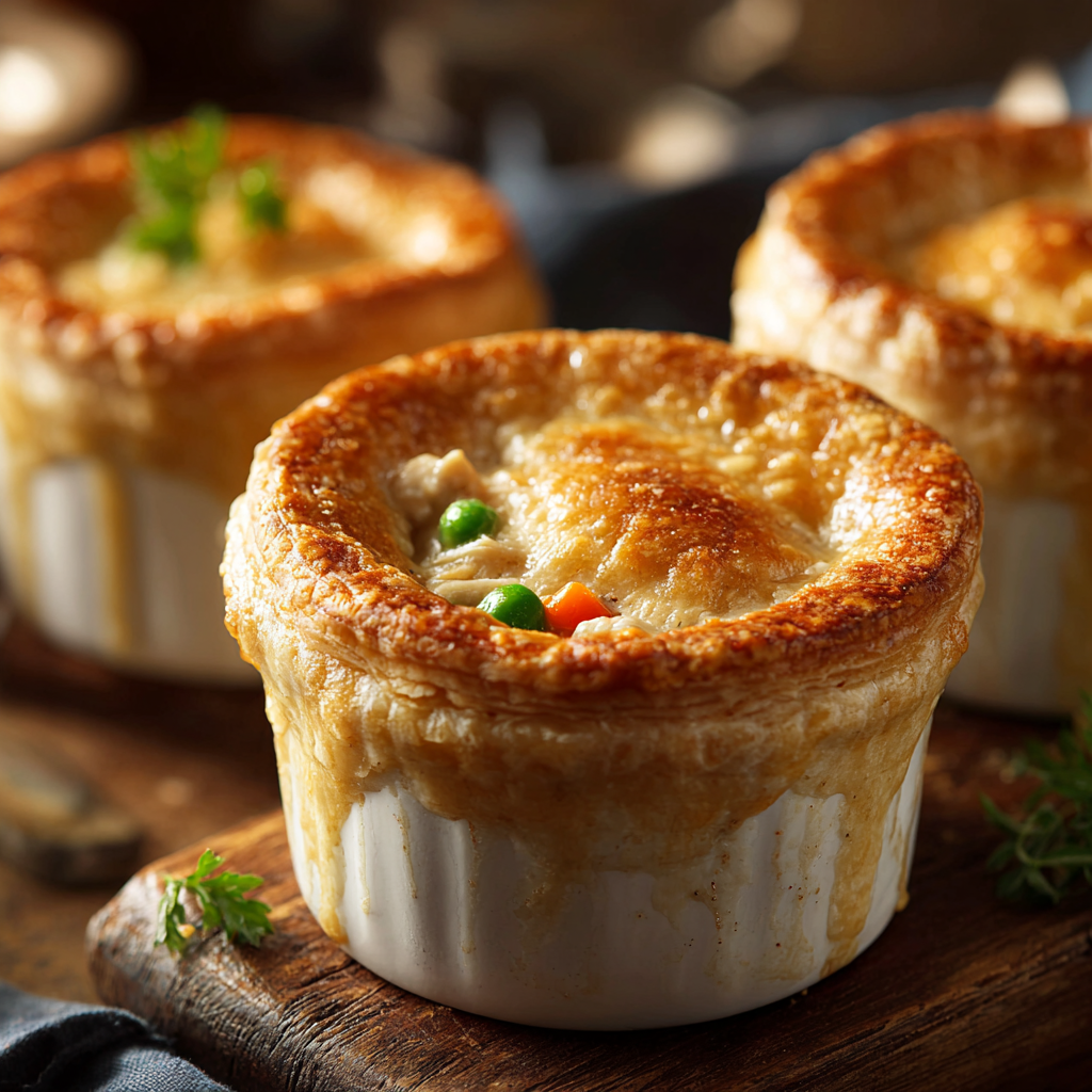 Mini Chicken Pot Pies Recipe