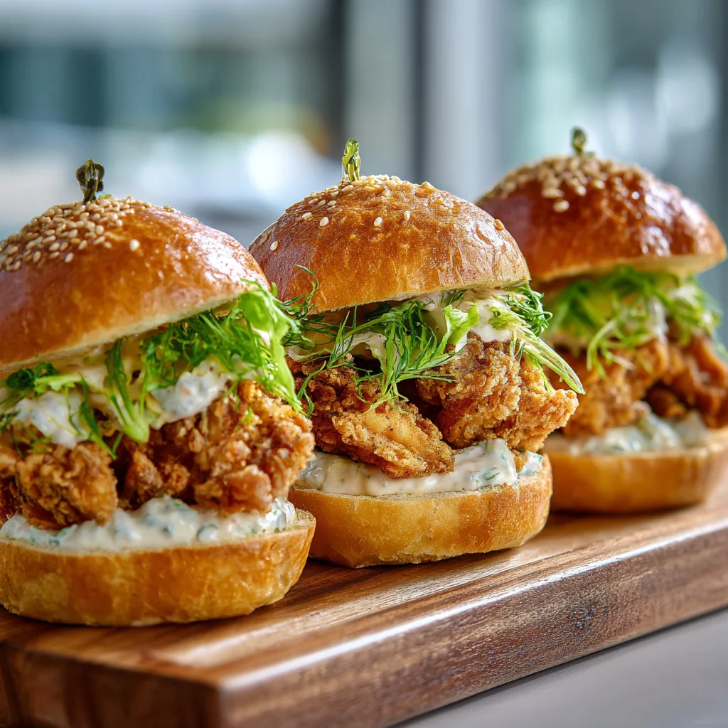 Crispy Chicken Sliders Recipe