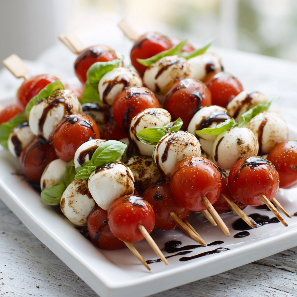 Caprese Salad Skewers Recipe