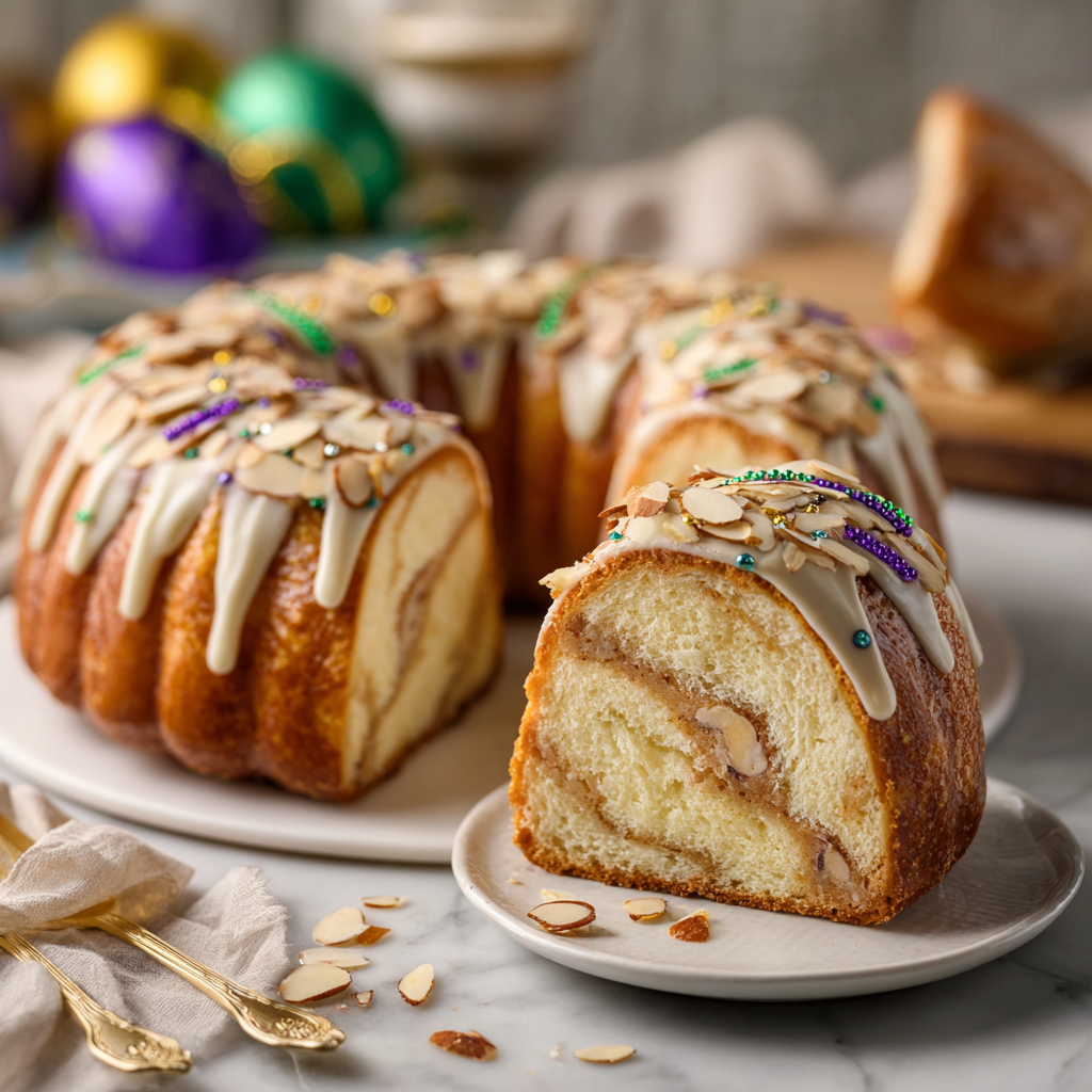 Almond Cream King Cake Recipe
