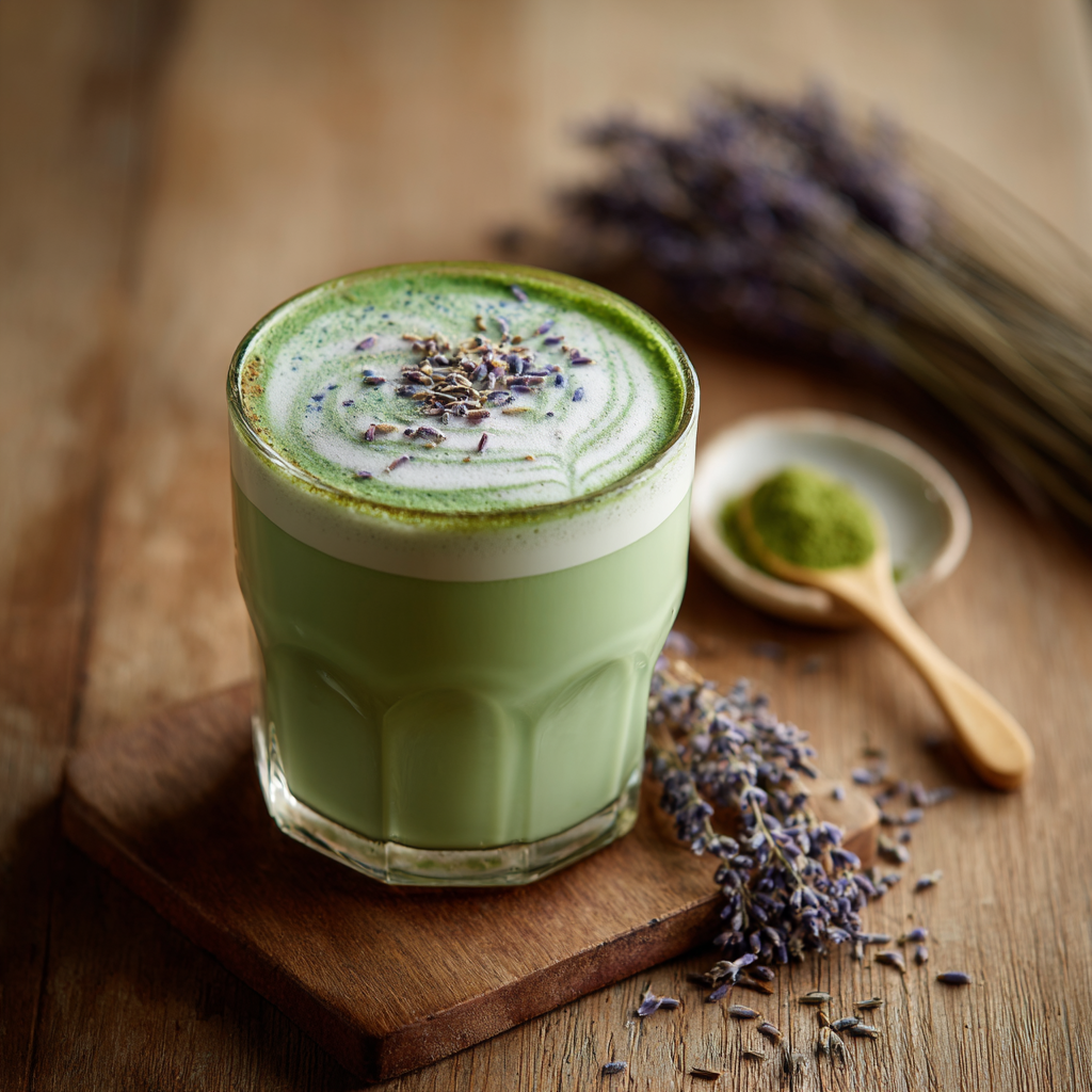 Matcha Lavender Latte Recipe