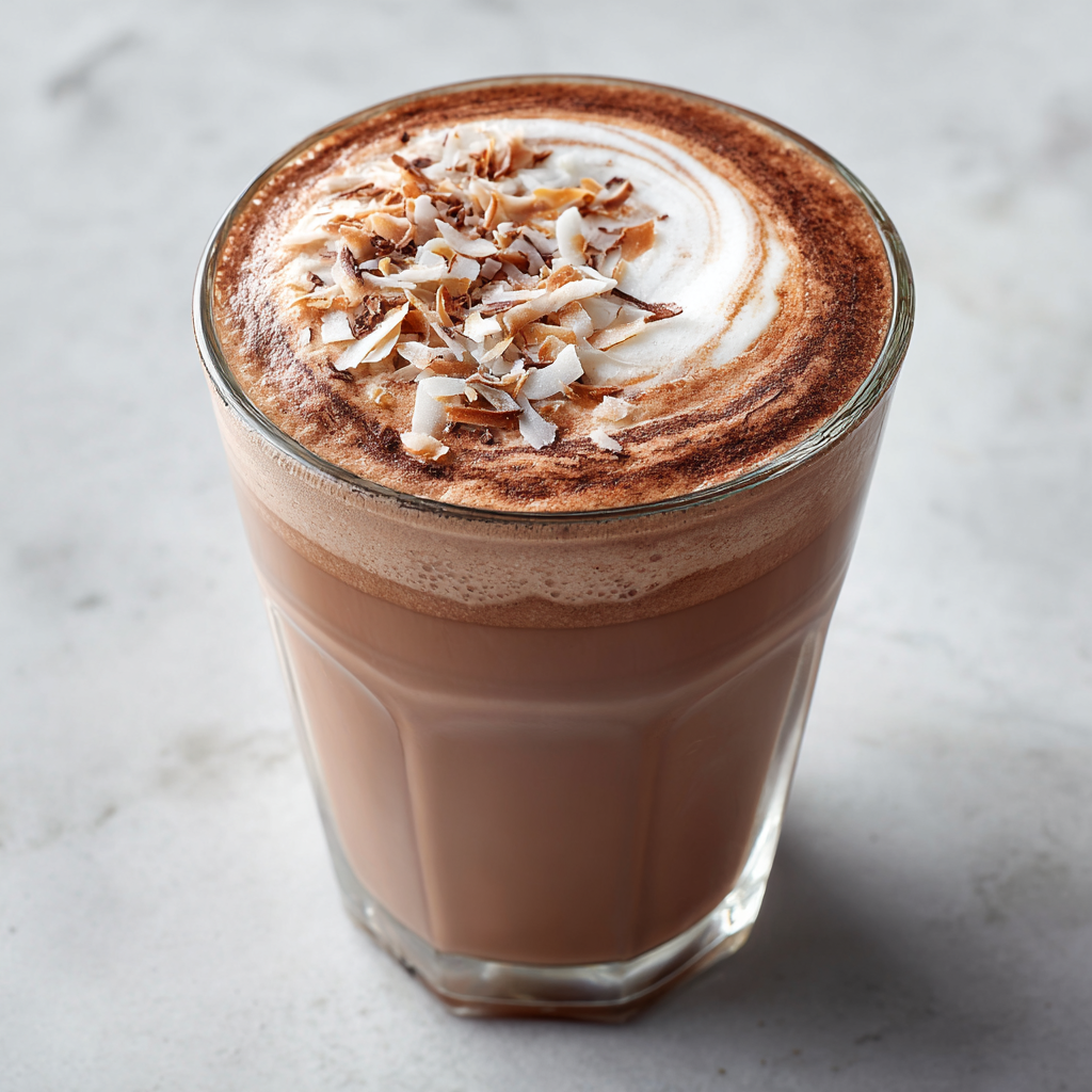 Chocolate Coconut Hot Drink Recipe - Recipe Image