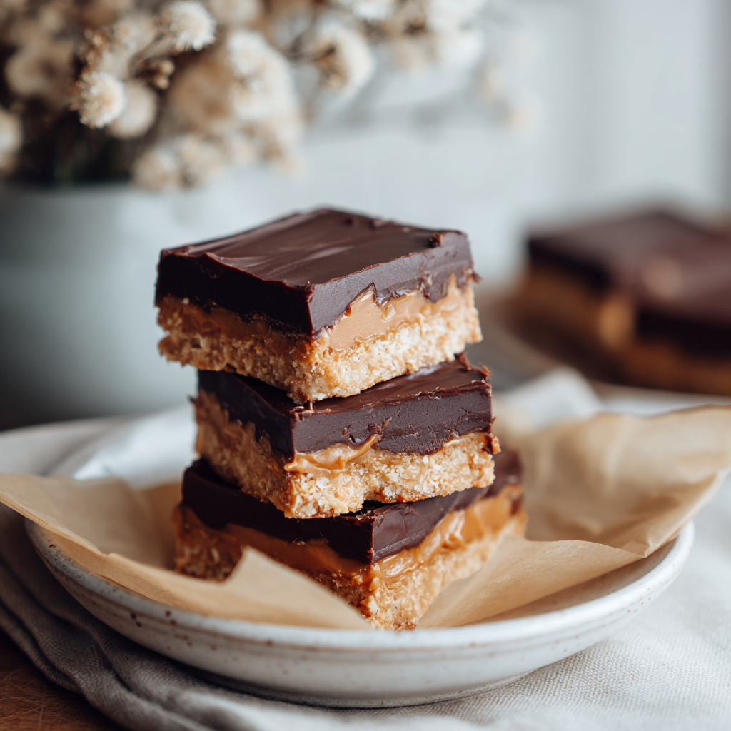 No Bake Peanut Butter Cup Bars Recipe - Recipe Image