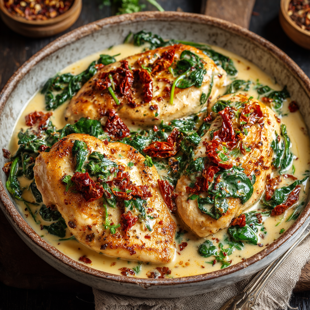 Creamy Tuscan Chicken: An Amazing Ultimate Recipe - Recipe Image