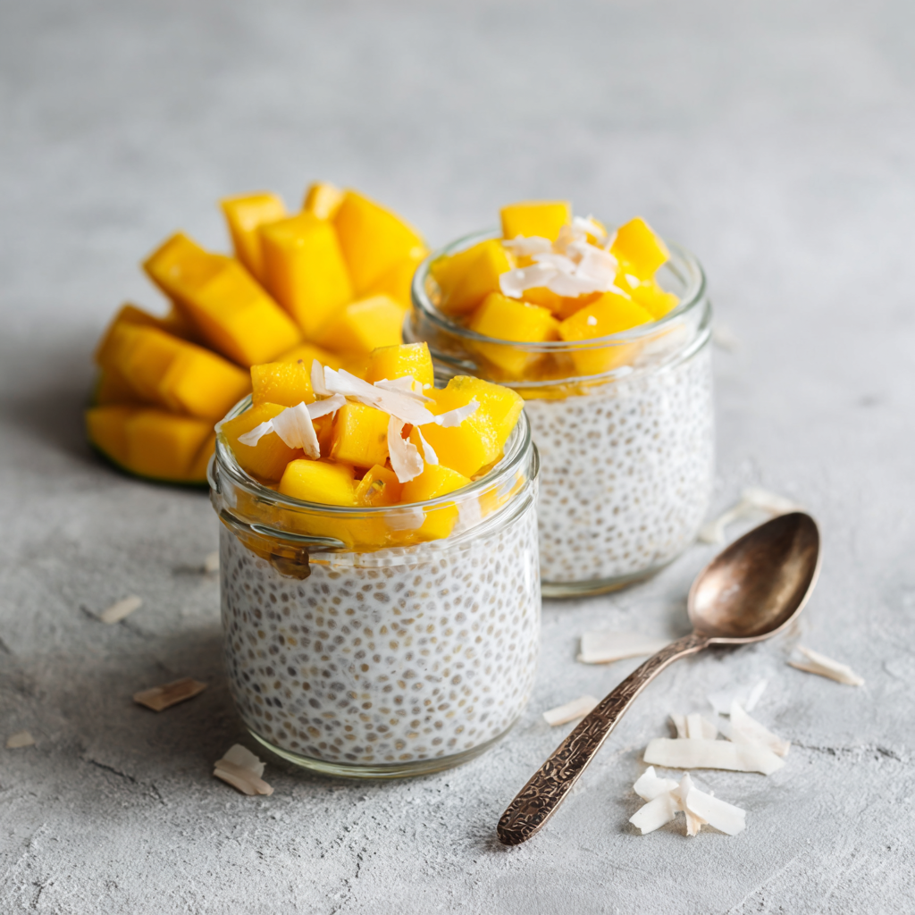 Mango Coconut Chia Pudding: An Amazing Ultimate Recipe - Recipe Image