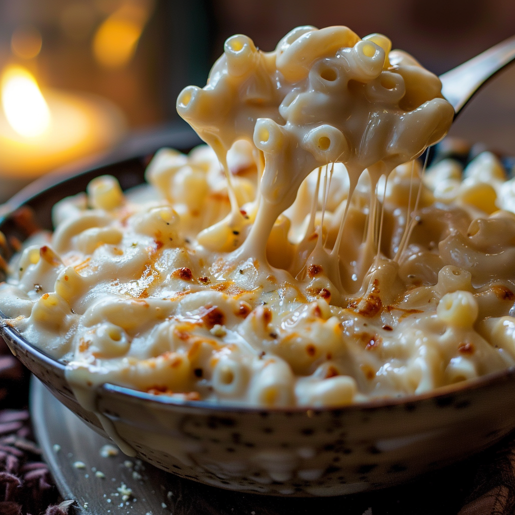 Slow Cooker Truffle Mac and Cheese Recipe - Recipe Image