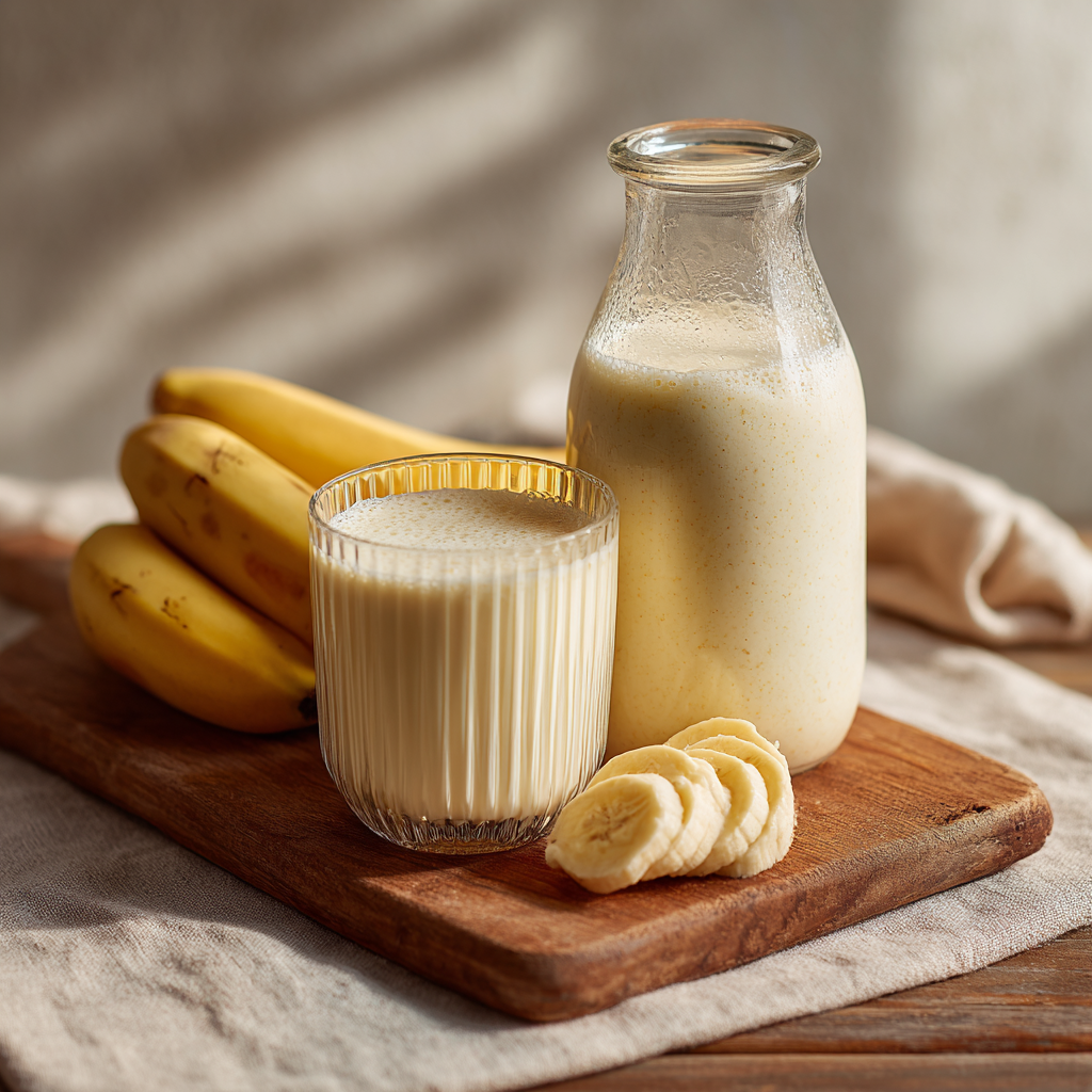 Korean Banana Milk Recipe - Recipe Image