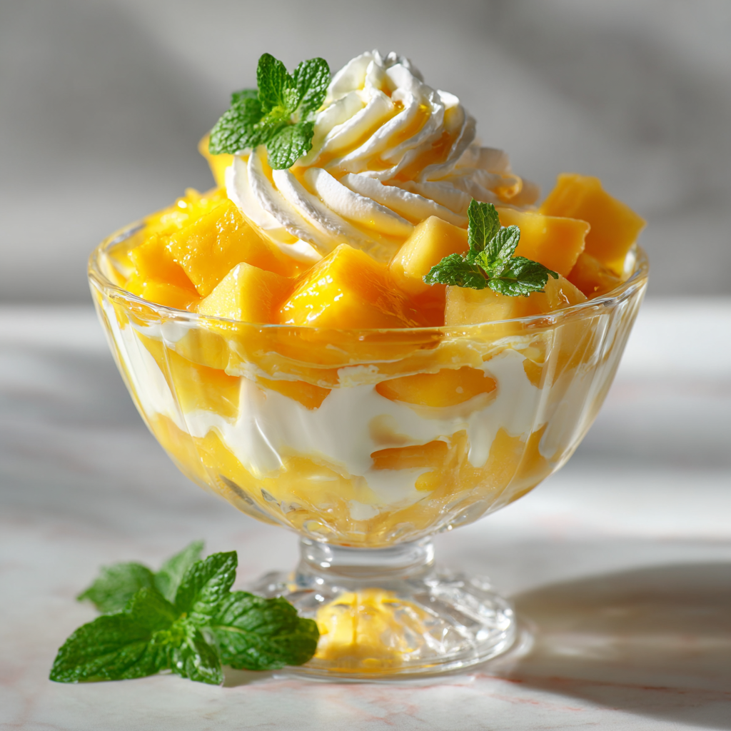 Mango Cream Delight Recipe - Recipe Image