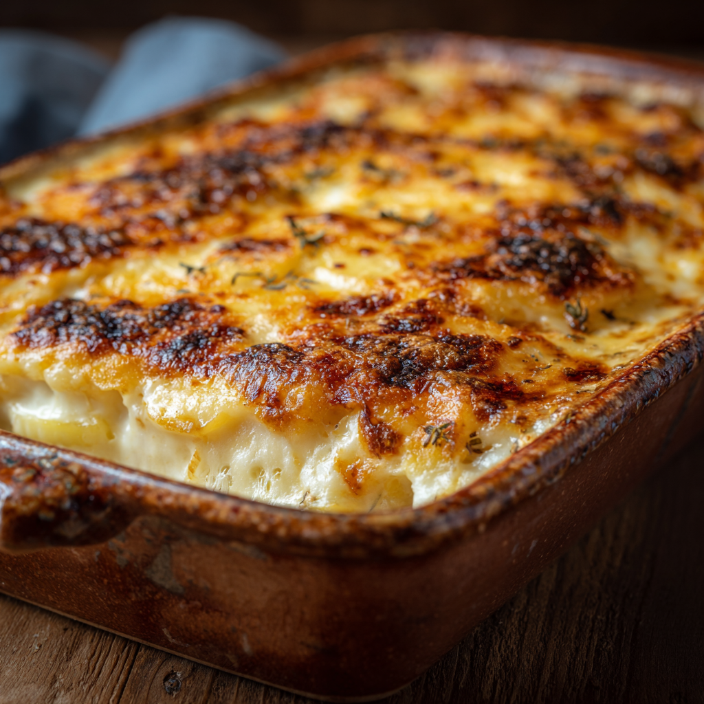 Savory Potato & Cheese Bake Recipe - Recipe Image