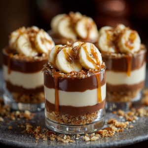 Nutella Banana Crunch Cups Recipe