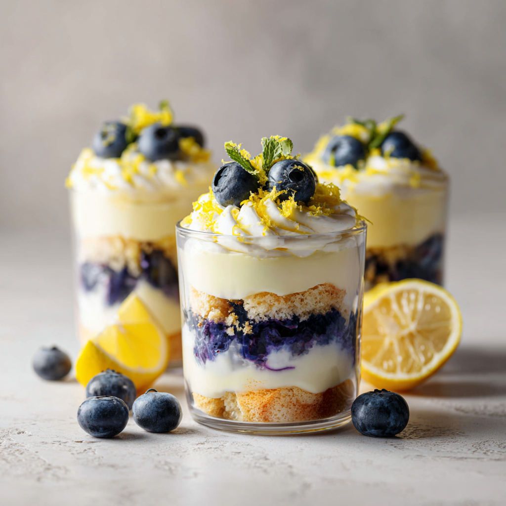 Lemon Blueberry Parfaits Recipe - Recipe Image