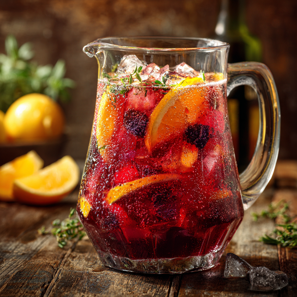 Alcohol-Free Sangria Recipe - Recipe Image