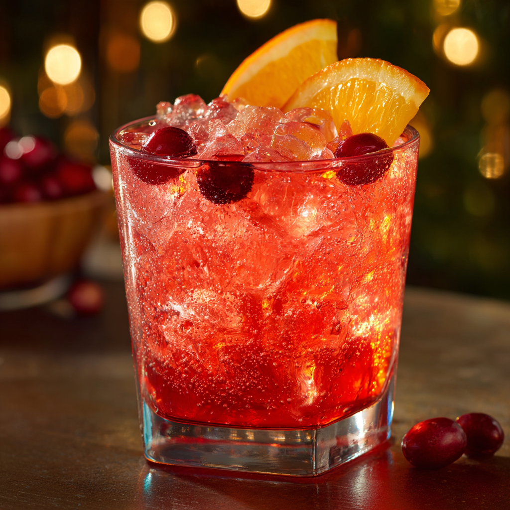 Orange Cranberry Spritzer Recipe - Recipe Image