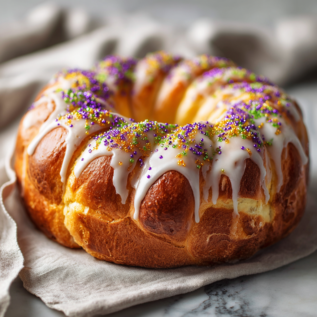 King Cake Recipe 2 King Cake Recipe - Recipe Image