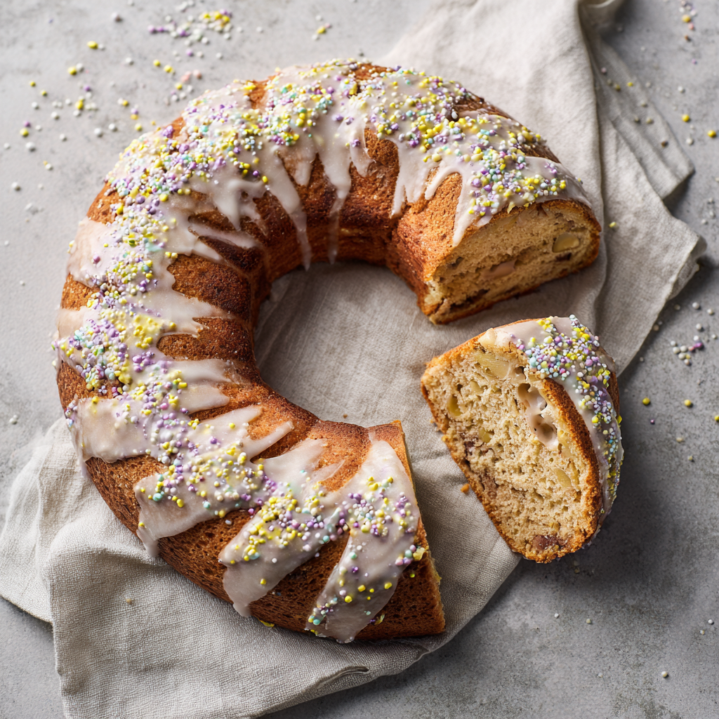Gluten-Free King Cake Recipe 3 Gluten-Free King Cake Recipe - Recipe Image