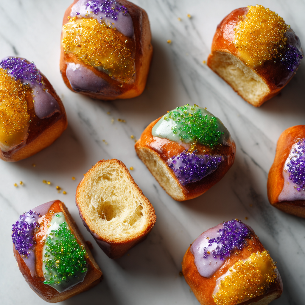 Mini Individual King Cakes Recipe - Recipe Image
