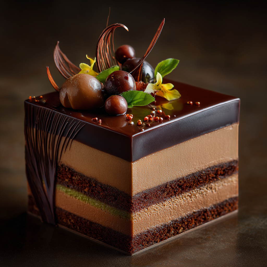 Chocolate Espresso Opera Cake Recipe